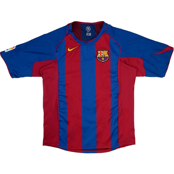Tailandia Camiseta Barcelona 1ª Kit Retro 2004 2005 Azul Rojo